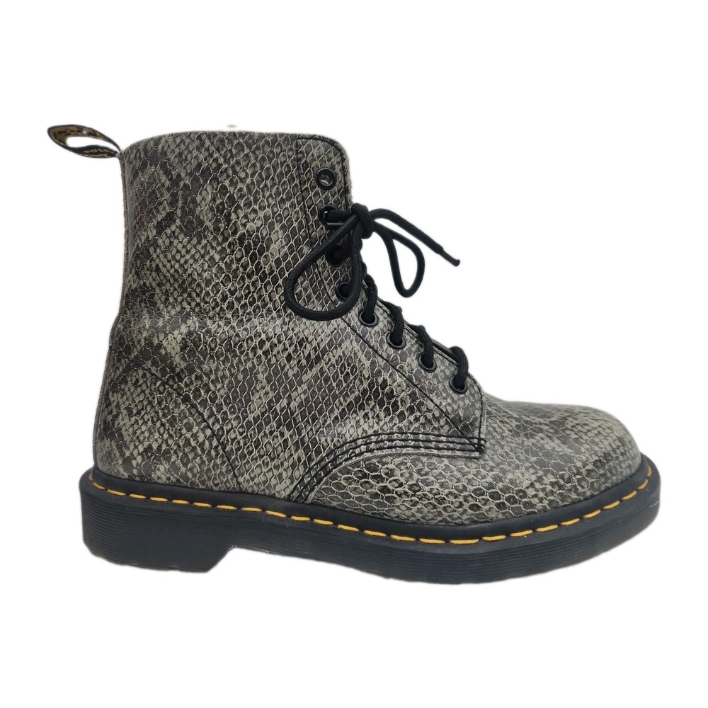 Dr Martens 1460 Pascal Viper Boots In Grey Colorway Sz US 10, EU 42